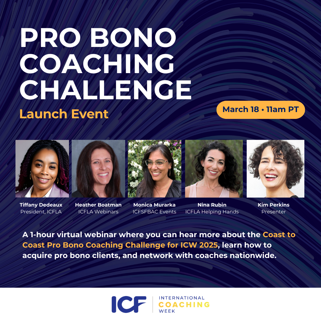 2025 Pro Bono Coaching Challenge launch event